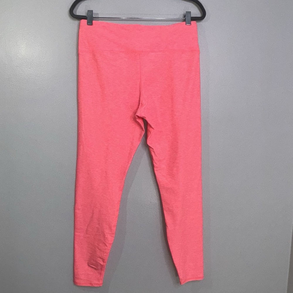 Athletic Works ButterCore Leggings Coral/pinkish Women's Size Large 12/ 14 - Picture 2 of 3